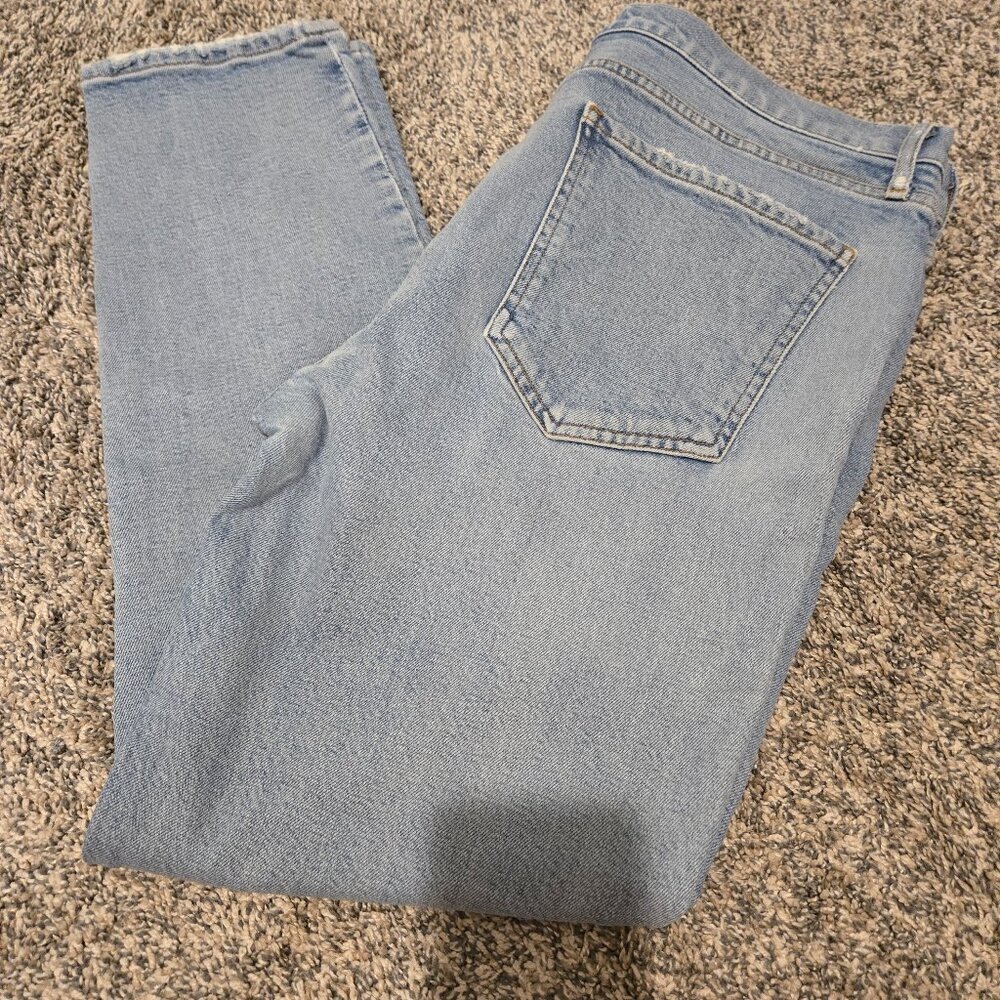 Agolde Nico High Rise Slim Jeans Cliffside 32